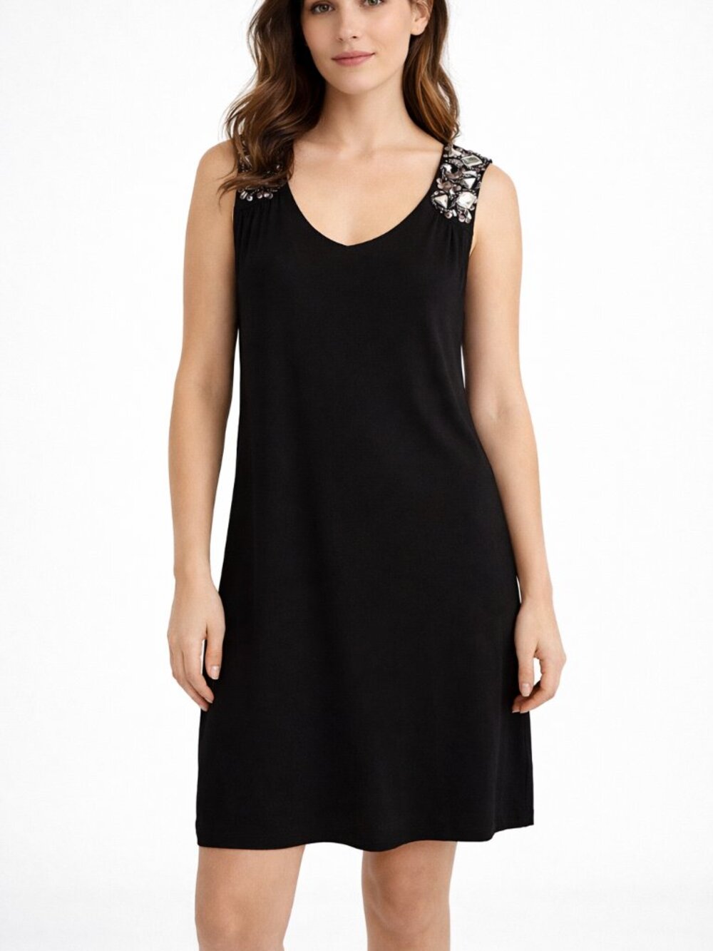 Express Women’s Black Sleeveless Shift Dress - size XS